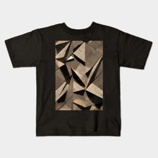 Stylized Granite Stone Pattern Texture #12 Kids T-Shirt